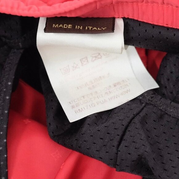 Louis Vuitton XS swim trunks shorts red LV monogram drawstring pockets - Picture 10 of 13